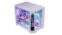 Boîtier de bureau d'ordinateur de jeu personnalisé OEM quantité minimale de commande 300 pièces d'ordinateur économique Spcc revêtement noir nouveau boîtier de PC vide de bureau d'ordinateur ATX