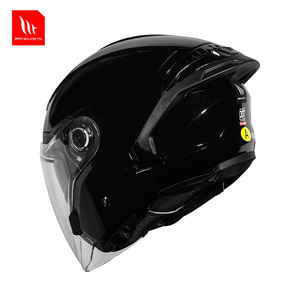 Casque de moto intégral certifié DOT 2025 avec double visière, matériau ABS de haute qualité - Product Image 4