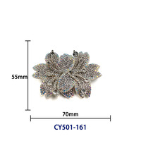 Accessoire de Chaussure à Talon Haut pour Femme : Patch Personnalisé Orné de Strass – Embellissement Élégant pour la Partie Supérieure de la Chaussure (DIY)