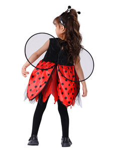 Costume da Ape Lavoratrice o Coccinella Sette Punti per Bambini, Unisex, in Poliestere, per Spettacoli Teatrali, Cartone Animato - Product Image 5