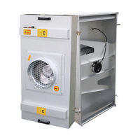 Unité de filtration à ventilateur FFU à profil bas, design fin avec filtre HEPA H14 pour installation au plafond en salle blanche