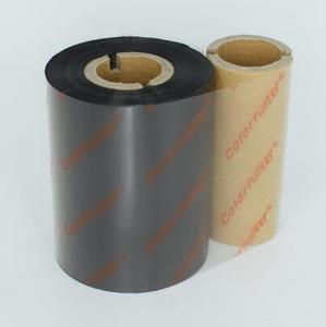 Cinta de cera-resina negra personalizada de 33/<span class=keywords><strong>55</strong></span> mm de ancho, bajo precio, para impresión en película BOPP - Product Image 3
