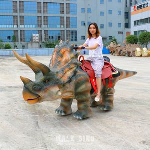 Dinosaurio Andante para Centros Comerciales, Atracción Animatrónica Mecánica Eléctrica, Dinosaurios de Tamaño Real, Dinosaurio Tribal - Product Image 5