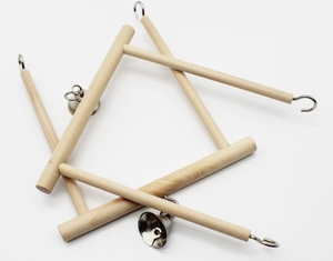 Durable <strong>Wooden</strong> Spiral Staircase Swing Ladder Bird <strong>Toy</strong> <strong>Parrot</strong> Chew Molar <strong>Toy</strong> with High Quality Wood Material - Product Image 3