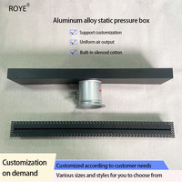 Vanne de régulation d'air rectangulaire en aluminium-zinc-plaqué avec amortisseur de feu électrique manuel et joint en silicone