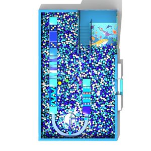 Nuevo Diseño, Buena Calidad, Piscina de Pelotas para Niños Ocean Wind, Castillo Inflable, Equipo de Juego Suave, Toboganes, Área de Juegos Interior de Plástico para el Hogar - Product Image 3