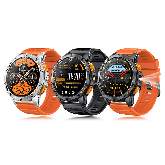 Dropshiping 1.43 Inch LEMFO K67 AMOLED Screen GPS Sports Smart Watch, Support Call / Health Monitoring