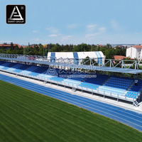 Racetrack Sports Outdoor Stadium Stand Tribunes en acier Auvent Gradins Tribune Sièges Échafaudage Tribune avec toit