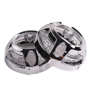 3 Inch Panamera <b>LED</b> Angel Eye Shroud/Bi Xenon <b>Projector</b> Panamera Shroud Cover With White Angel Eyes - Product Image 4