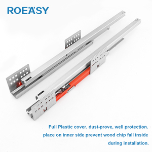 Roeasy đôi tường ngăn kéo kênh hệ thống nhà bếp hộp mỏng kim loại ngăn kéo trượt đẩy mở trượt Runner ngăn kéo hộp - Product Image 4