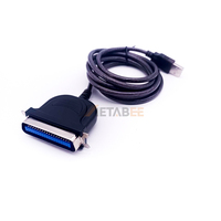 Câble adaptateur USB A Type 2.0 vers SCSI 36 broches 50 68 broches pour imprimante USB, 30 cm, noir, SCSI-TO-USB-CABLE