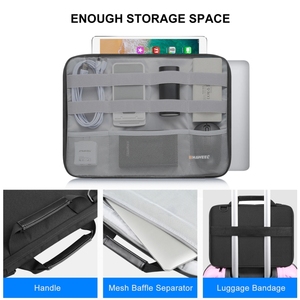 HAWEEL 13,0 pulgadas-14,0 pulgadas Maletín Crossbody Laptop Bag para Macbook <span class=keywords><strong>Lenovo</strong></span> <span class=keywords><strong>Thinkpad</strong></span> ASUS HP - Product Image 6