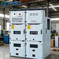 Armoire de commutation haute tension 12 kV, appareillage de commutation métallique intérieur pour la distribution d'énergie, utilisation industrielle en poste de transformation