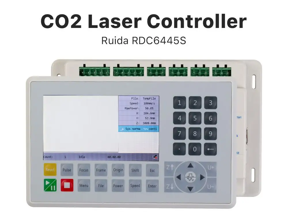 Good-Laser CO2 Ruida RDC6445G RDC6445S Conjunto completo de controladores a laser para máquinas de corte de metal e não metal