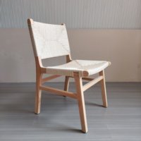 Chaises de salle à manger en bois, siège sans accoudoirs renforcé, cadre de jambe épaissi, design européen, stable, amovible pour café, restaurant, maison