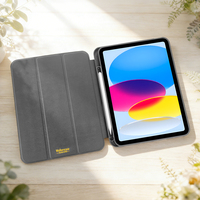 Étui de protection pour iPad personnalisé avec logo, en PU durable, commande en gros pour coffrets cadeaux d'entreprise promotionnels