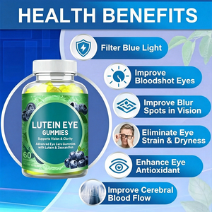 Gummies à la Luteine et à la Zeaxanthine sans <span class=keywords><strong>sucre</strong></span>, véganes, pour le soutien oculaire, marque privée, 60 unités - Product Image 5