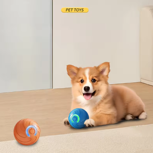 Pelota Vibrante Automática con Movimiento, TPR Ecológica, Juguete Masticable Duradero para Perros, Interactivo con Sonido, Recargable por USB, Diseño de Dibujos Animados - Product Image 4