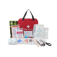 Trousse de premiers secours personnalisée avec logo, trousse de premiers secours d'extérieur, fournitures médicales d'urgence et formation pour la voiture, la maison et le bureau