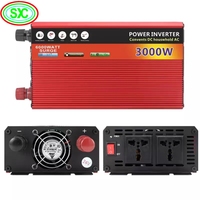 Convertisseur de courant 1000W DC 12V/24V vers AC 220V à onde sinusoïdale pure avec protection contre l'inversion de polarité pour utilisation en voiture et à domicile