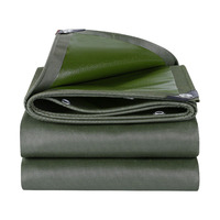 Bâche tissée enduite OEM haute résistance à l'abrasion, couverture imperméable robuste pour la logistique, l'agriculture, le stockage industriel et l'utilisation automobile