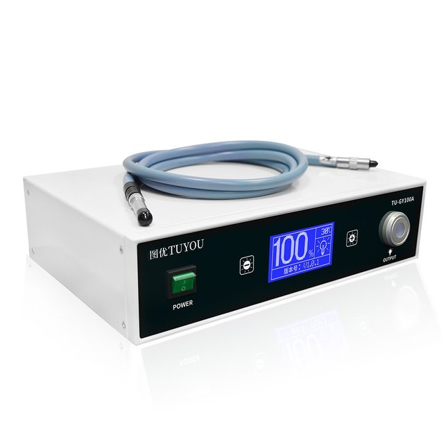 High Brightness 100W Endoscope LED Cold Light Source for Rigid Endoscopy Spine Arthroscope System