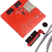 Module de contrôleur d'affichage graphique intelligent LCD 12864 avec adaptateur de connecteur et câble pour kit d'imprimante 3D RAMPS 1.4