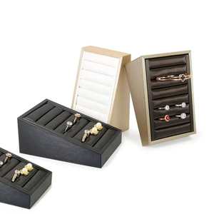 FADELI Nueva Bandeja de Exhibición de Joyería de Lujo en Cuero PU con Varios Colores para Exhibición de Anillos, Modelo <span class=keywords><strong>070</strong></span> - Product Image 2