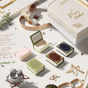 EVERWIN Luxury Paper Jewelry <b>Boxes</b> Magnetic Closure Flip Ring Earrings <b>Necklaces</b> <b>Gift</b> Box Jewelry Packaging Wholesale Custom - Product Image 3