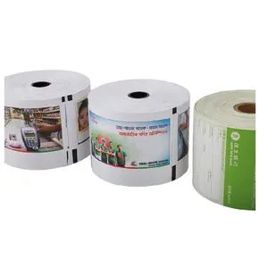 Customized Size Thermal Paper Rolls White Thermal Paper Cash Register POS Receipt Paper Thermal Tape