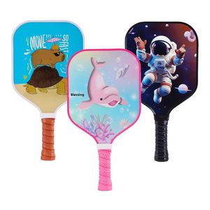 Raquette de pickleball junior en fibre de verre conforme aux normes USAPA, légère, noyau en nid d'abeille, idéale pour les enfants débutants, logo personnalisé disponible, sport - Product Image 1