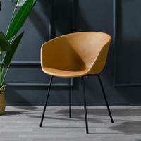 Chaise de salle à manger moderne de luxe en plastique réglable en hauteur, légère et entièrement en plastique, pour restaurant et usage commercial