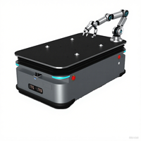 Robot AGV à navigation autonome personnalisé Nouveau ZENS Pick Place Cobot Bras robotique mobile Capacité de charge de 1000 kg Usine de fabrication