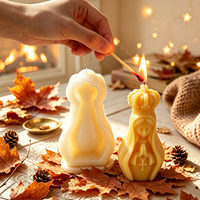 Moule en silicone 3D buste de déesse grecque, qualité alimentaire, facile à démouler, pour bougies, résine, plâtre, savon, décoration intérieure, cadeaux - Vente chaude
