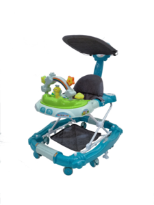 Mt Mt 622-1DS Multifunktionaler Lauflernwagen Schiebewagen Schaukelstuhl mit Musik und Licht Faltbarer Kunststoffrahmen 10KG Tragkraft 0-3 Jahre - Product Image 3