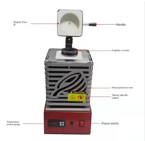 Horno de Inducción de Malla Pequeña de 2KG para Fundir Cobre, Hierro y Joyería con Componente Central de Motor - Product Image 5
