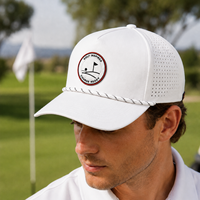 Casquette de baseball imperméable personnalisée Dymf pour activités de plein air, respirante, avec cordon, chapeaux de golf avec broderie, logo en caoutchouc PVC, Gorras