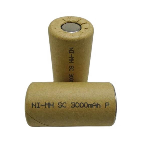 SC 1.2V Ni-mh Ni Mh 3000mah POWER CELL Rechargeable Battery Discharge Rate 10-15C