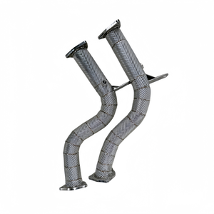 Sistema di Scarico con Downpipe Catalizzato ad Alto Flusso in Acciaio Inox 1.5mm per Porsche Cayenne E-hybrid 3.0T 2011-2018 958 - Product Image 1