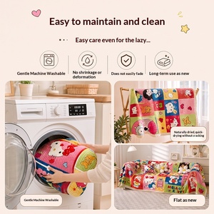 Housse de <span class=keywords><strong>canapé</strong></span> en polyester exclusif transfrontalier, motif dessin animé, entièrement couvrante, nouvelle arrivée, mignonne, anti-poussière et anti-griffures pour chats - Product Image 4
