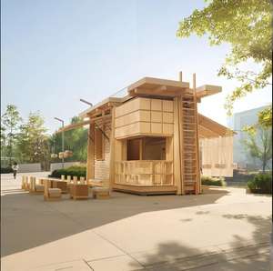 Centro biofílico: diseño adaptable, vaina modular integrada diseñada, bosque urbano <span class=keywords><strong>de</strong></span> acero y <span class=keywords><strong>madera</strong></span> para villas, resorts y <span class=keywords><strong>casas</strong></span> - Product Image 5