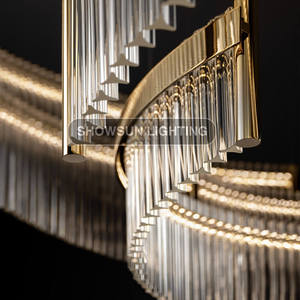 โคมระย้าแก้วเป่าศิลปะร่วมสมัยขนาดใหญ่สำหรับโรงแรมล็อบบี้ของ Murano ไฟระย้าออกแบบได้ตามต้องการ - Product Image 5