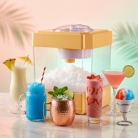 Machine à glace pilée 30W avec support de cônes et unité de comptoir sur table