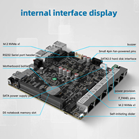 Router de Hardware con Firewall de 12.ª Generación N100 I3 N305, 6 Puertos 2.5GbE, 6 Puertos NIC, Dispositivo de Firewall, Router VPN, Servidor Doméstico, Mini PC Sin Ventilador con 3 Puertos 4K
