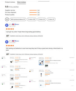 RAMWAY lityum kükürt dioksit WR26500 Aa 2.9v 3700mah <span class=keywords><strong>Liso2</strong></span> pil - Product Image 4