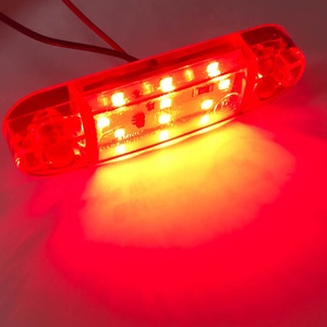 9V 30V màu đỏ hổ phách trắng 3.4 inch 9LED xe tải Trailer LED bên đánh dấu ánh sáng lần lượt đèn tín hiệu - Product Image 6