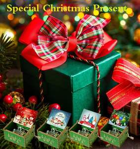 กล่องดนตรีไขลานราคาส่ง เพลงตามสั่ง ของตกแต่งคริสต์มาสอื่นๆ ของตกแต่งบ้าน ควบคุมคุณภาพอย่างเข้มงวด - Product Image 4