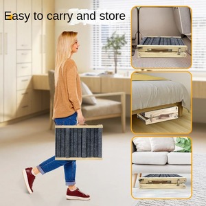 <span class=keywords><strong>Escalera</strong></span> Plegable Ajustable de Madera para Mascotas con Asa y Cinturón Antideslizante, Rampa para Perros y Gatos para Uso en Exteriores - Product Image 6