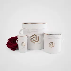 Flower Box Wholesale Customize Logo For Valentines Wedding High Quality Roses Box Flower Boxes Luxury Flower Box