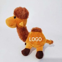 Porte-clés en peluche chameau UYEAH 15 cm, super doux, en coton, petit animal en peluche, jouet personnalisé